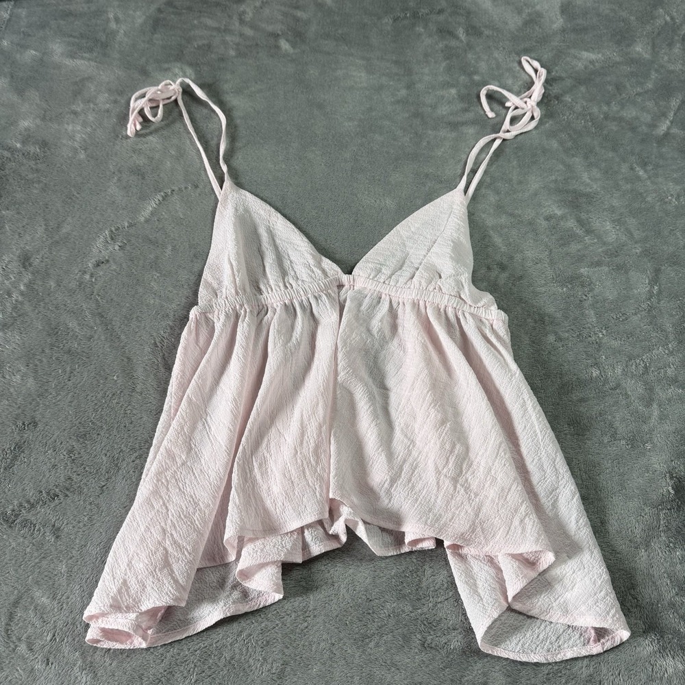 Princess Polly NWT Hearts Flutter Top Pink Womens Size 8 Y2K Fairy Indie Rave